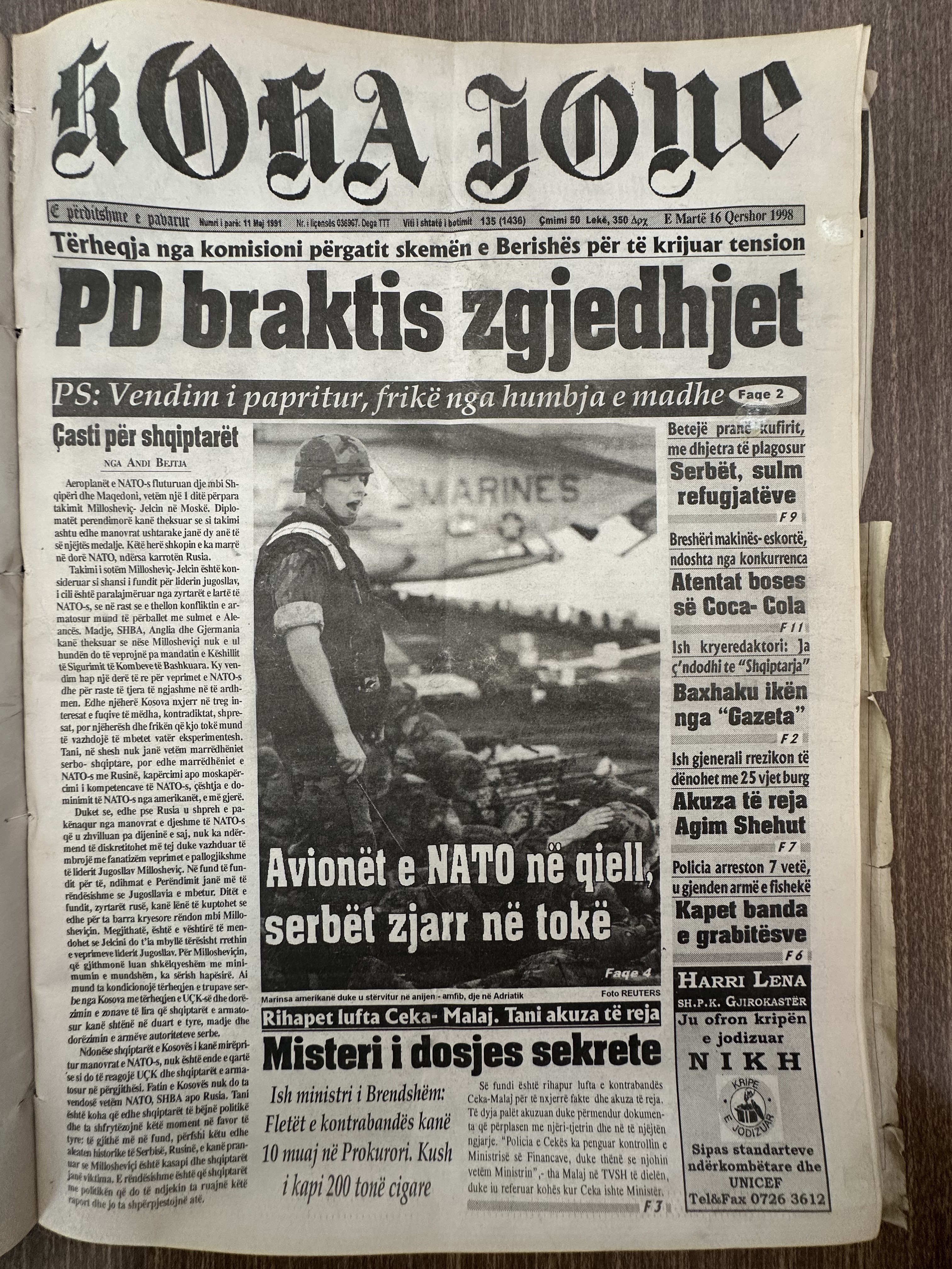 Koha Jonë 1998-06-16